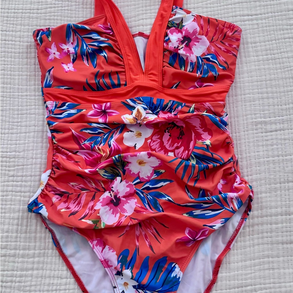 SOLD - Floral one-piece